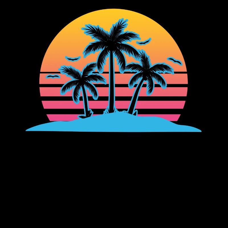 Palm Tree Vaporwave Aesthetic Retro