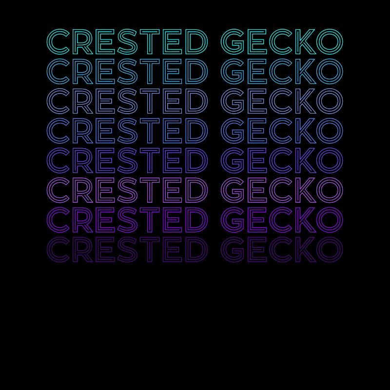 Crested Gecko Retro