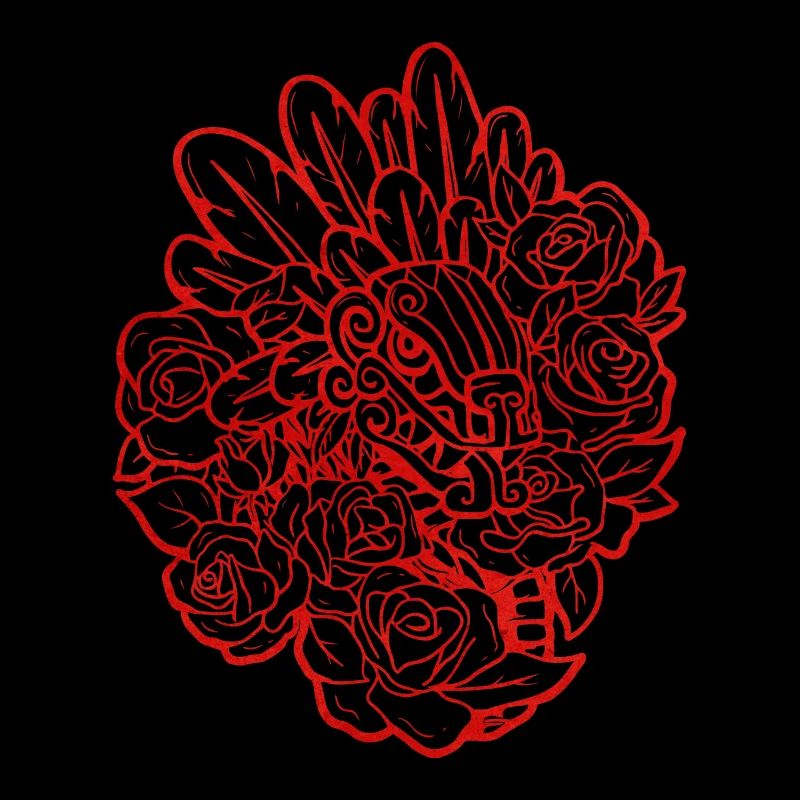 Quetzalcoatl Roses Ancient Aztec Serpent Maya