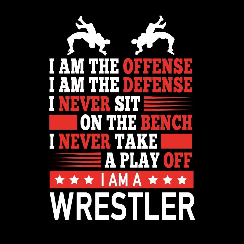 Lutteur Offensive Defensive Wrestling Professionnel