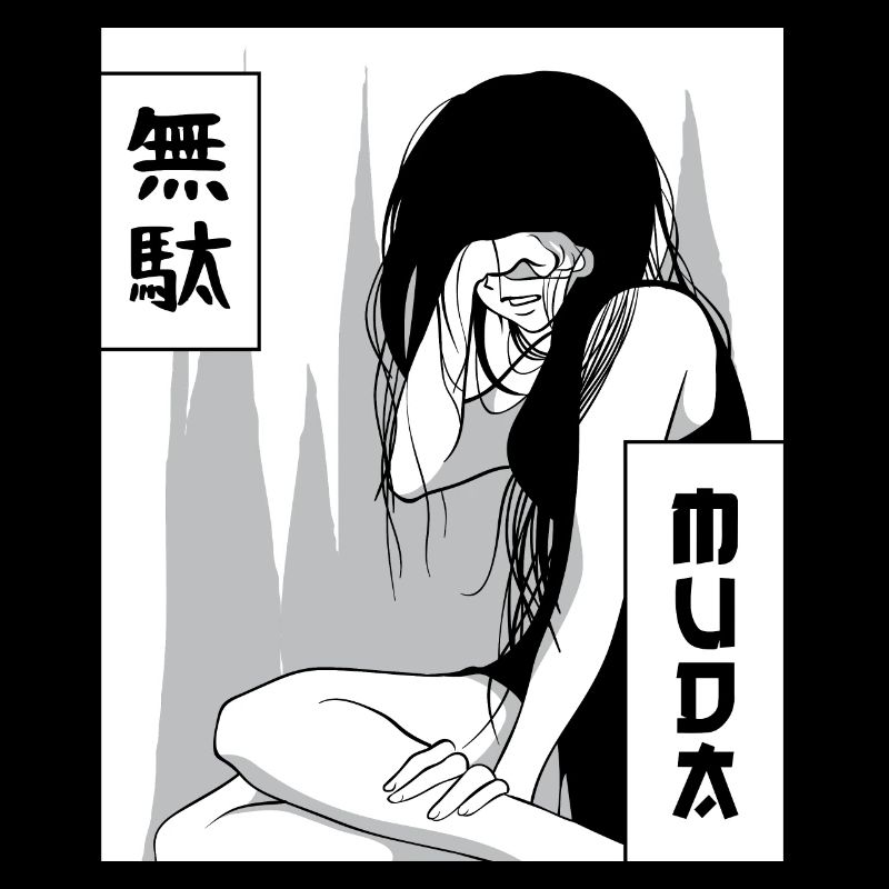 Emo Anime Girl Goth Vaporwave Esthétique Muda