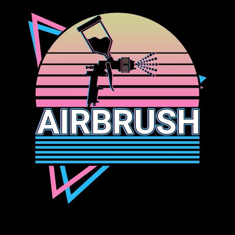 Airbrush Sprühfarbe Retro Geschenk
