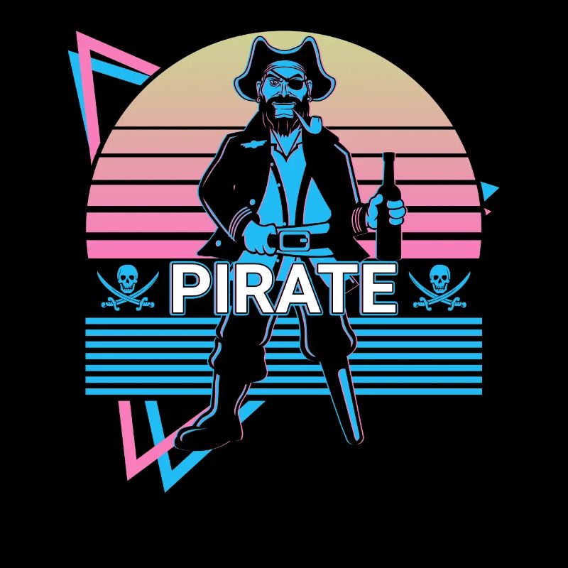 Pirat Retro Geschenk