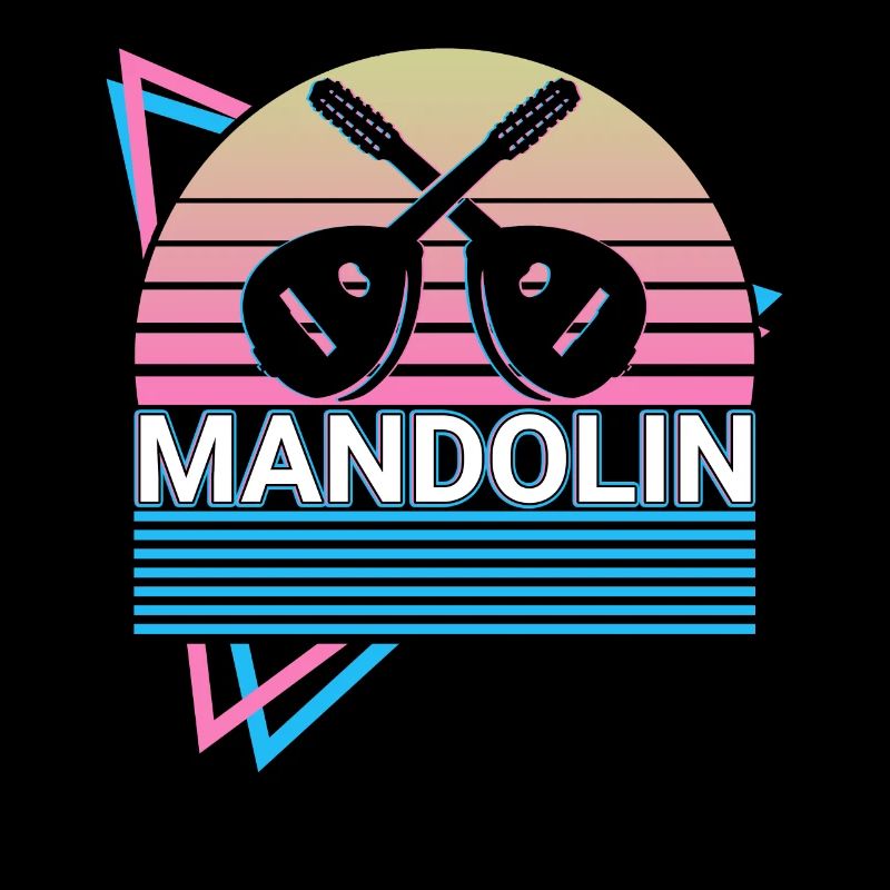 Mandolin Guitar Retro Gift