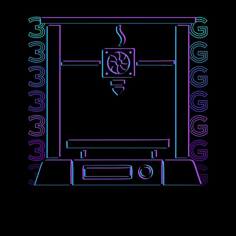Impression 3D Imprimante 3D Retro Gift