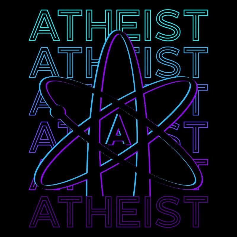Atheist Atheism Anti-Religion Science Atomw