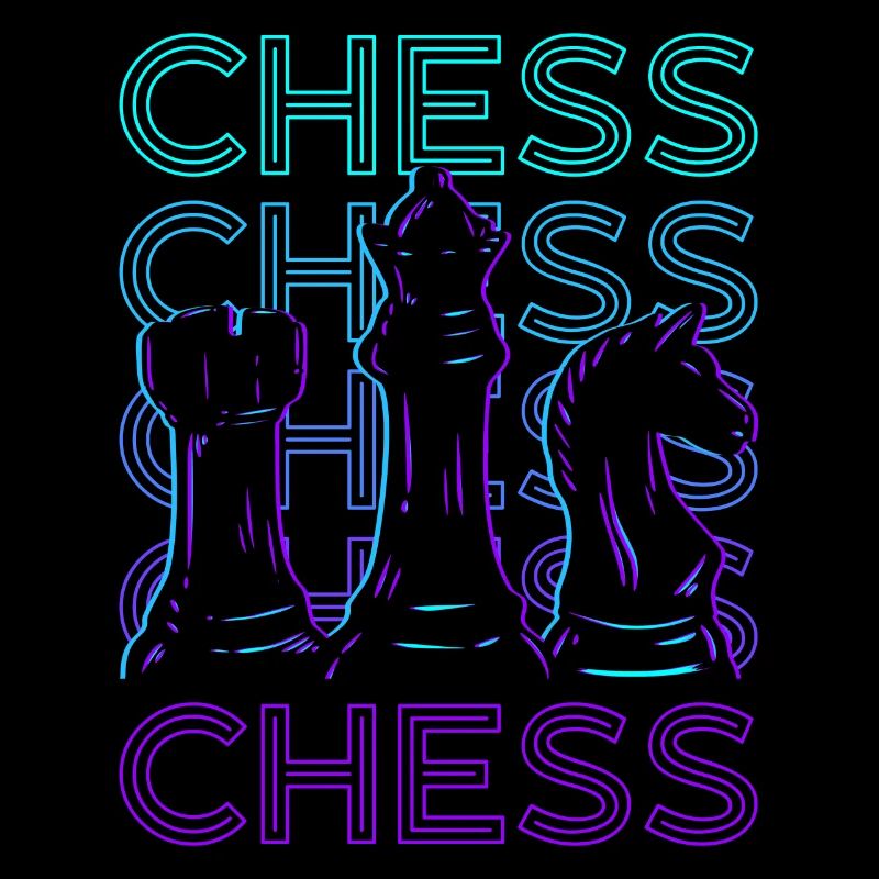Joueur d’échecs Maître d’échecs Retro Gift