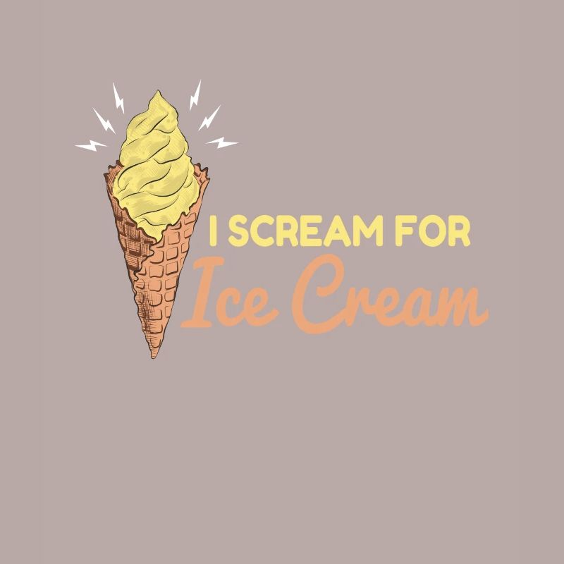 Scream For Ice Cream Eiscreme Eis