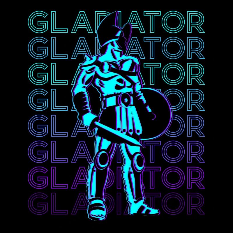 Gladiator Spartan Sparta Retro