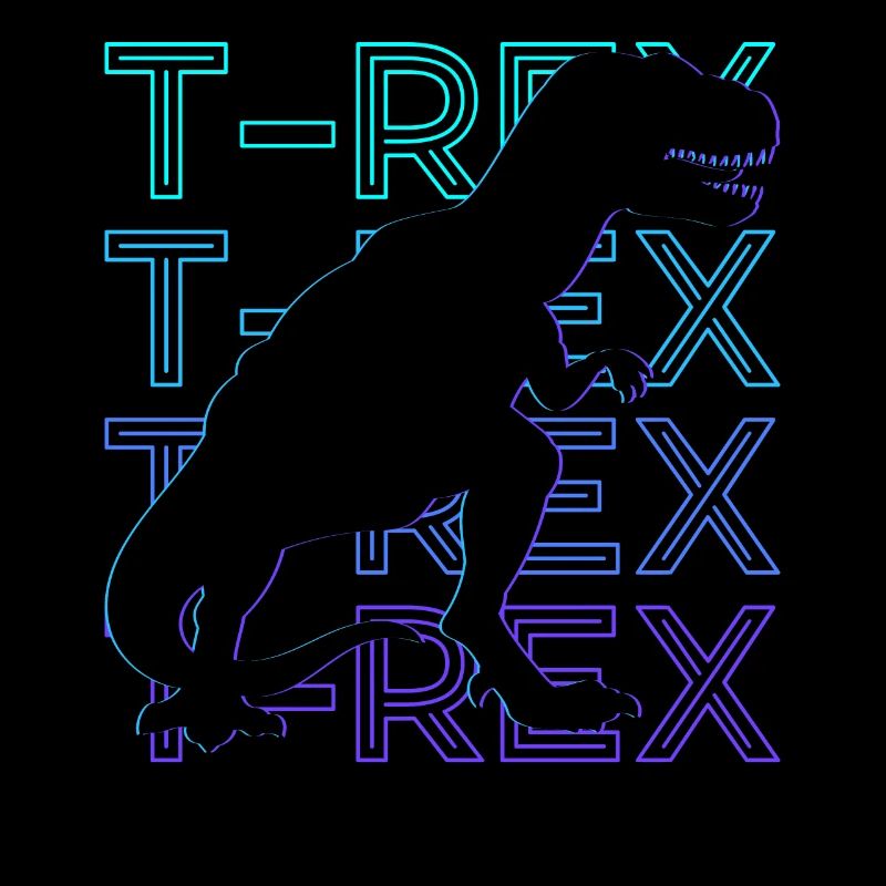 T-Rex Dinosaure T Rex Dino Rétro