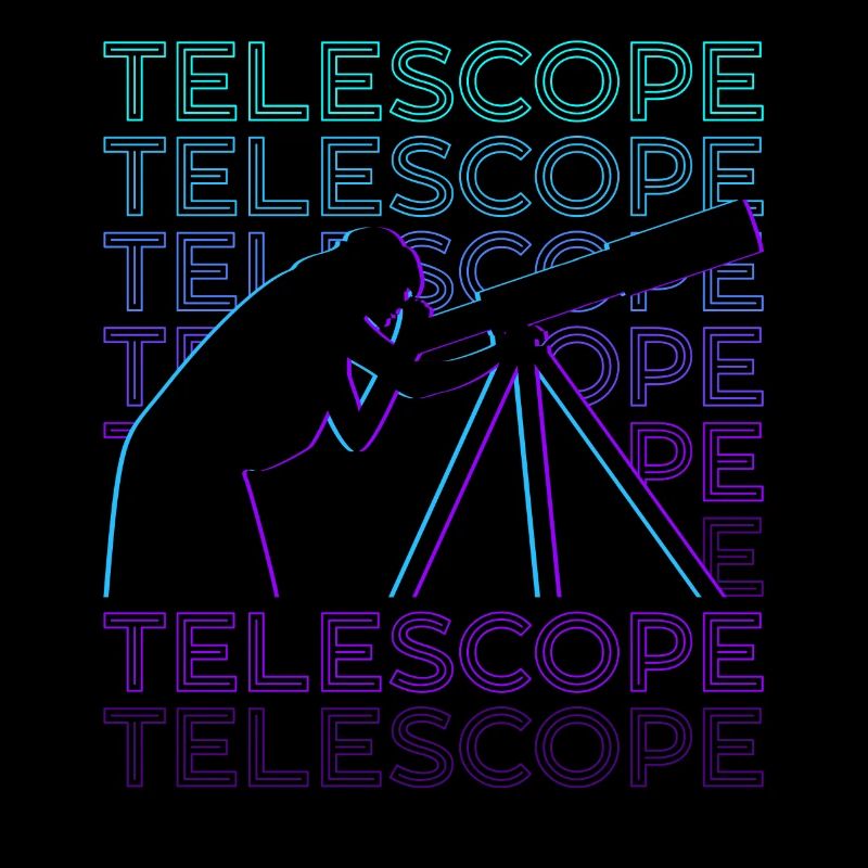Astronome Astronome Télescope Rétro