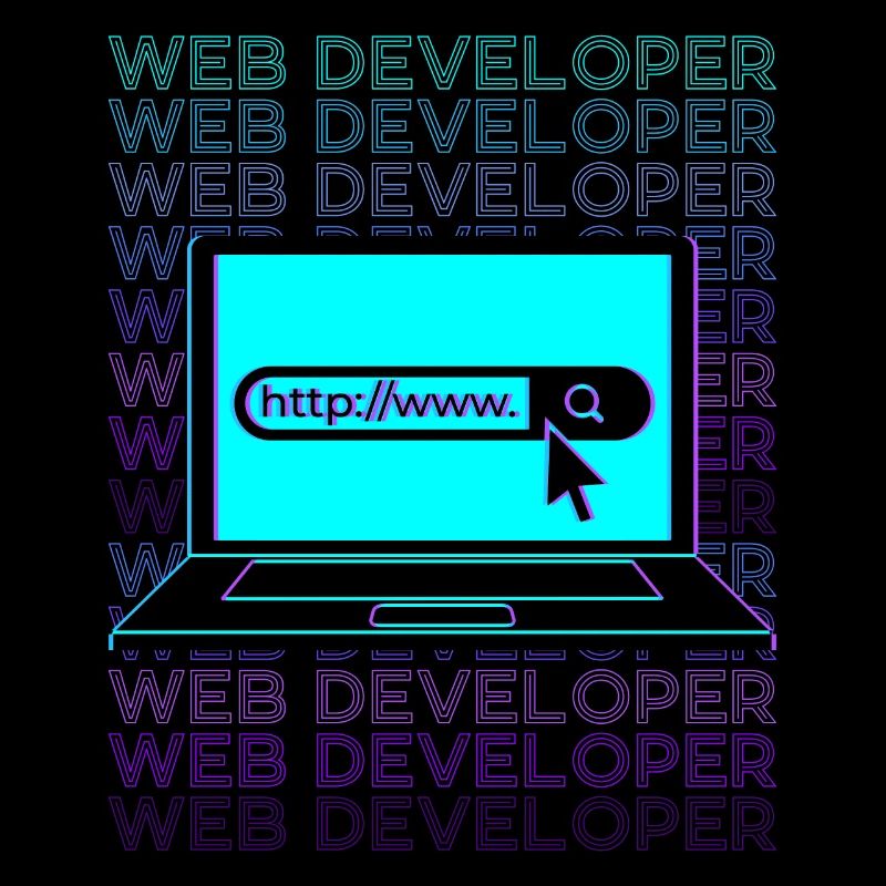 Web-Entwickler Web-Entwicklung Retro