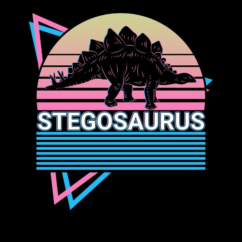 Stegosaurus Dinosaurier Retro