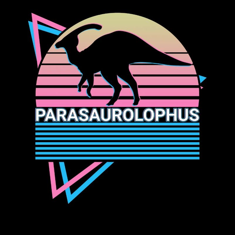Parasaurolophus Dinosaurier Retro