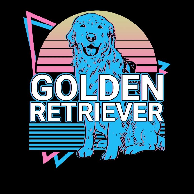Golden Retriever Rétro