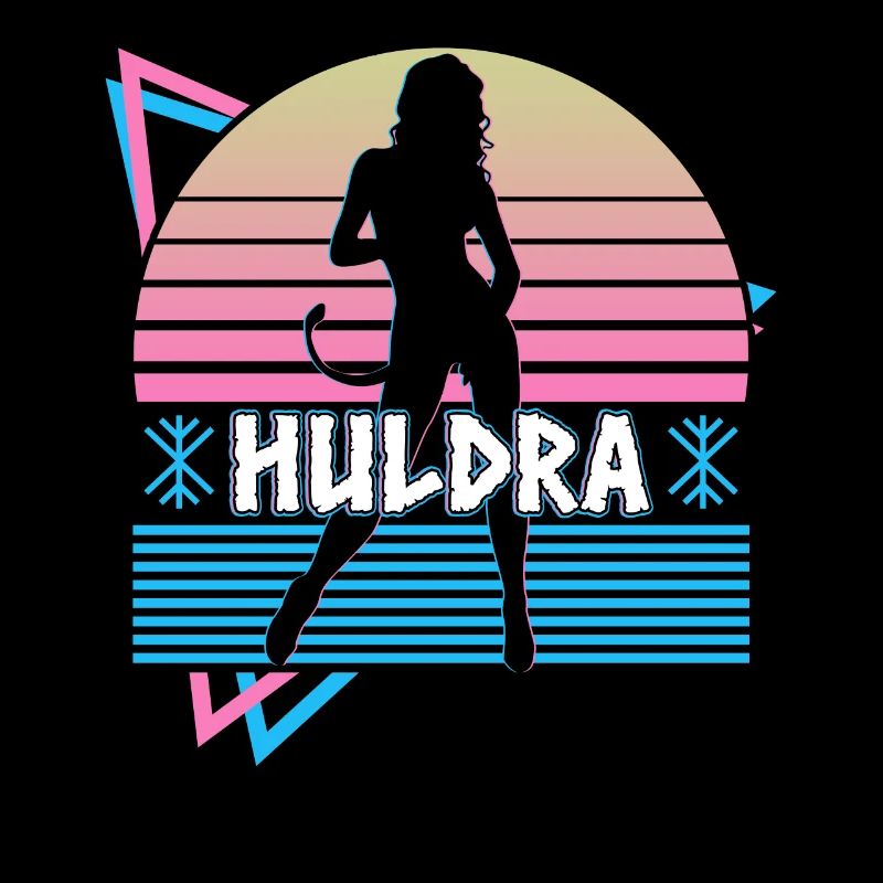 Huldra Hulder Scandinavian Folklore Retro