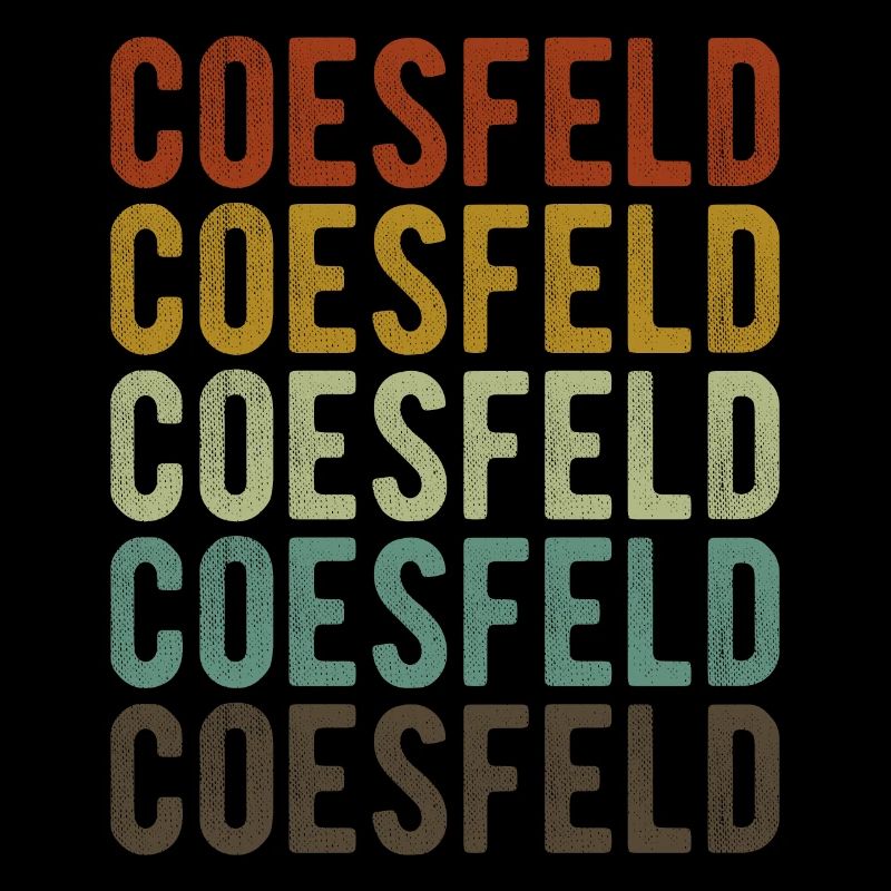 Coesfeld Stadt Retro Vintage