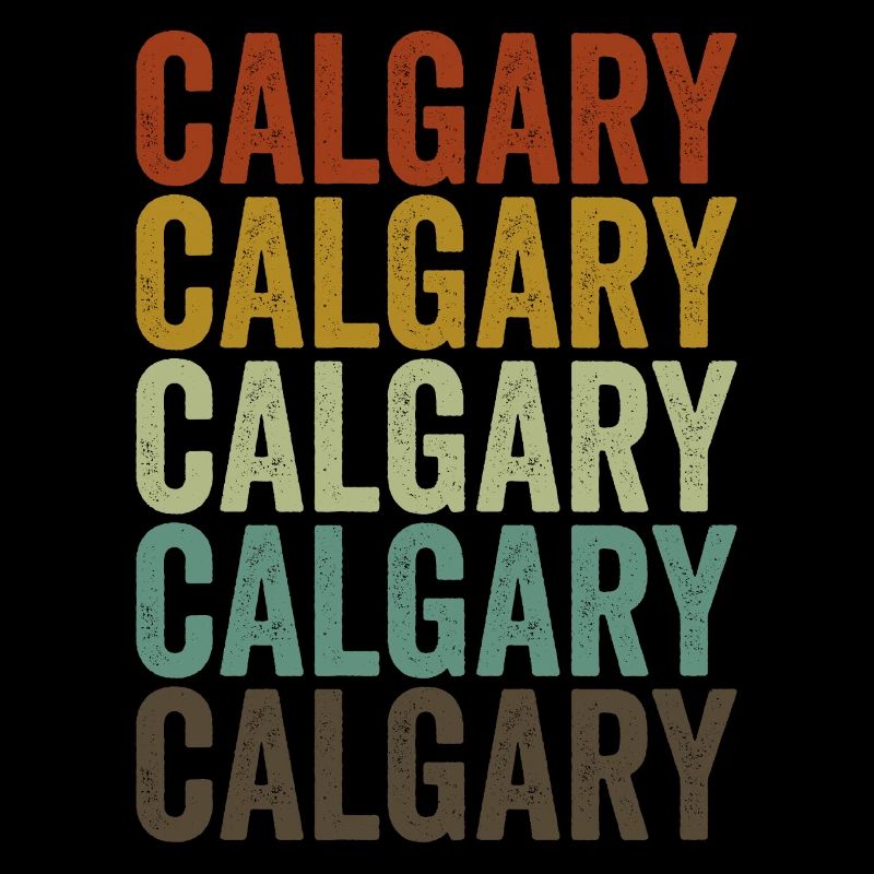 Calgary Canada Retro Vintage