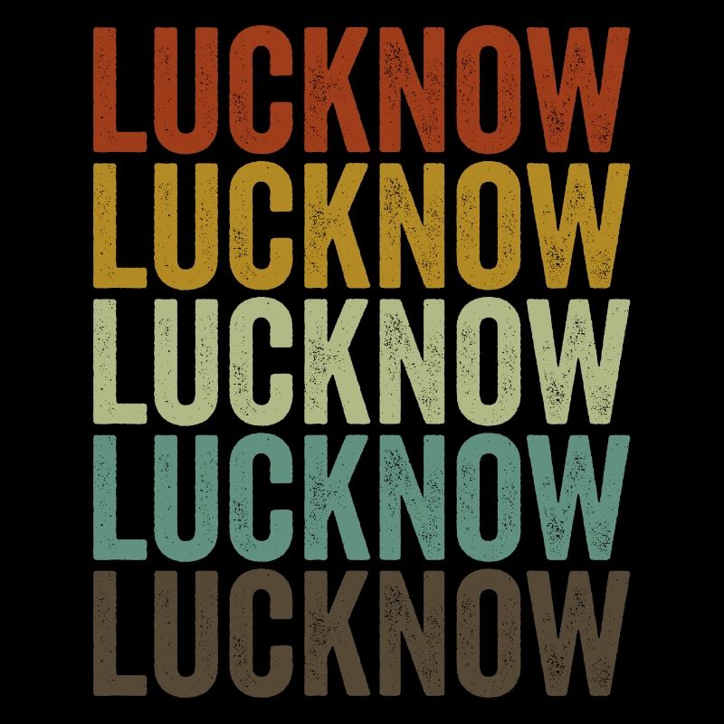 Lucknow Inde Rétro Vintage