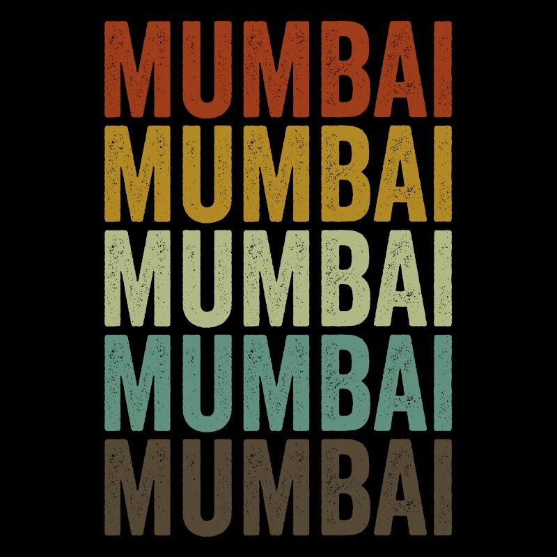 Mumbai Inde Rétro Vintage