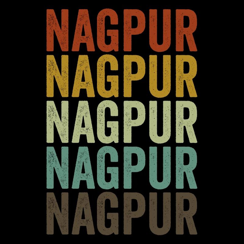 Nagpur India Retro Vintage