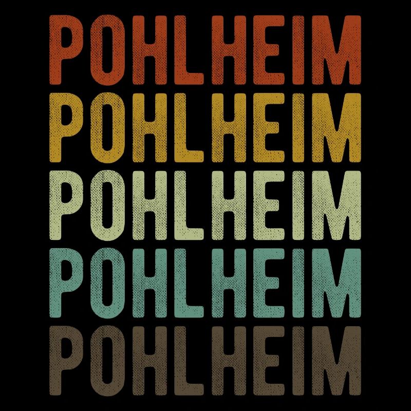 Pohlheim Stadt Retro Vintage