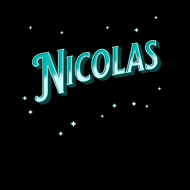 Nicolas' name personalized