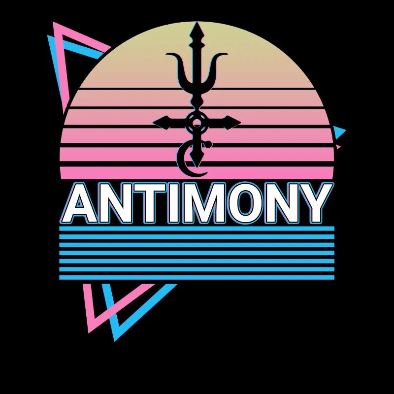 Antimoine Alchimie Rétro