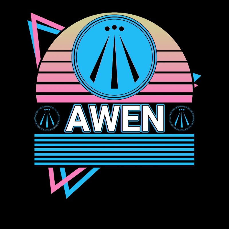 Awen Druid Paganism Celtic Wiccan Retro