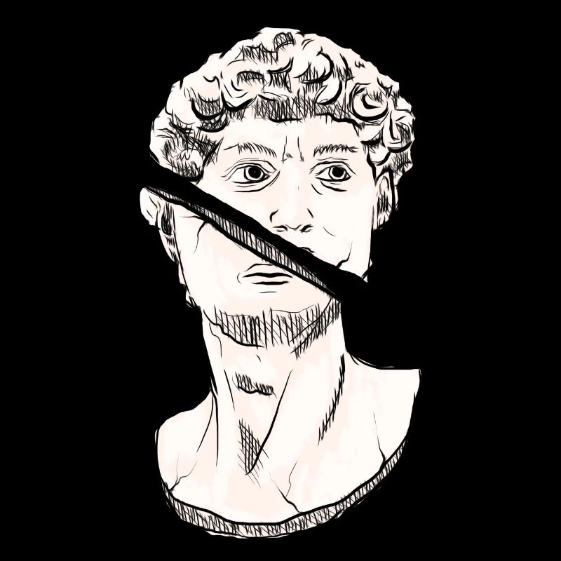 Art Academia Esthétique David Statue Statue grecque