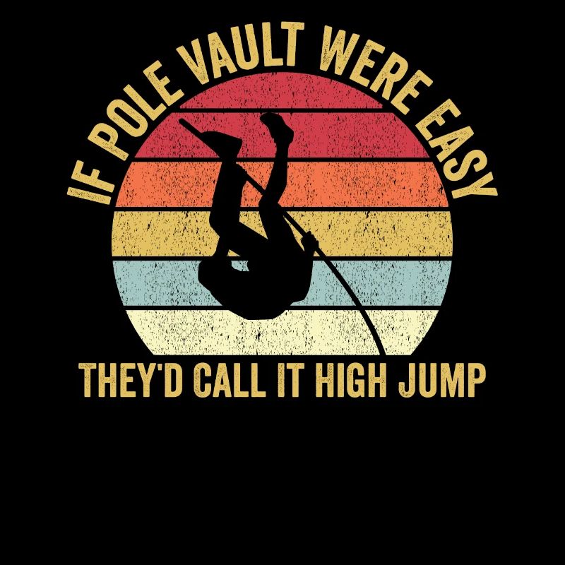 Saut à la perche amusant Saut à la perche
