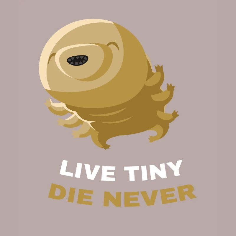 Live Tiny Die Never Bärtierchen