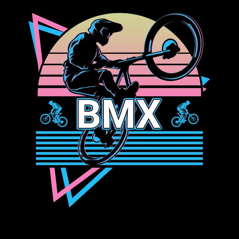 Bmx Biker Biking Retro