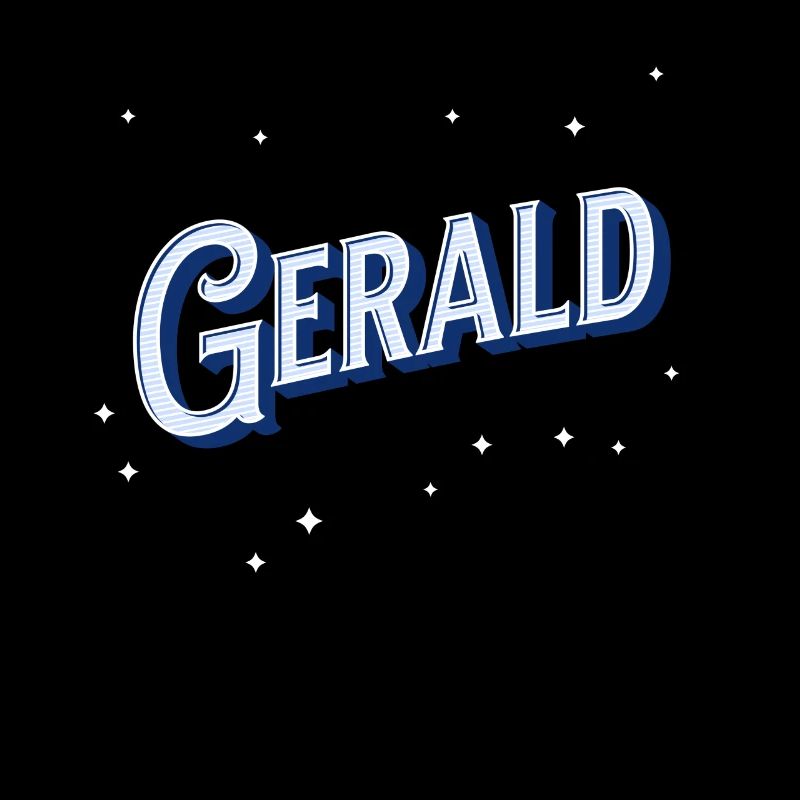 Gerald Namen personalisiert