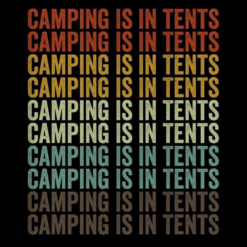 Camping ist in Zelten