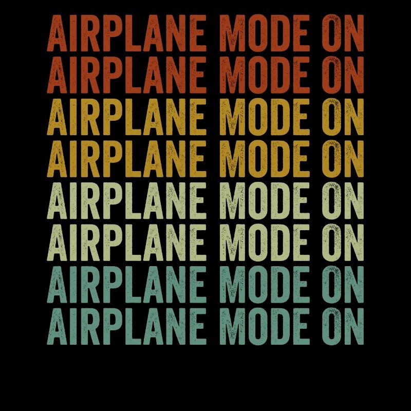 Airplane mode on airplane pilot aviation