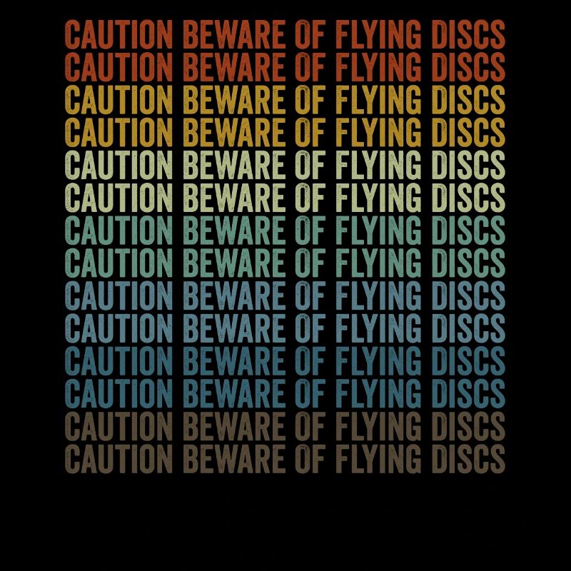 Beware of flying discs Disc Golf