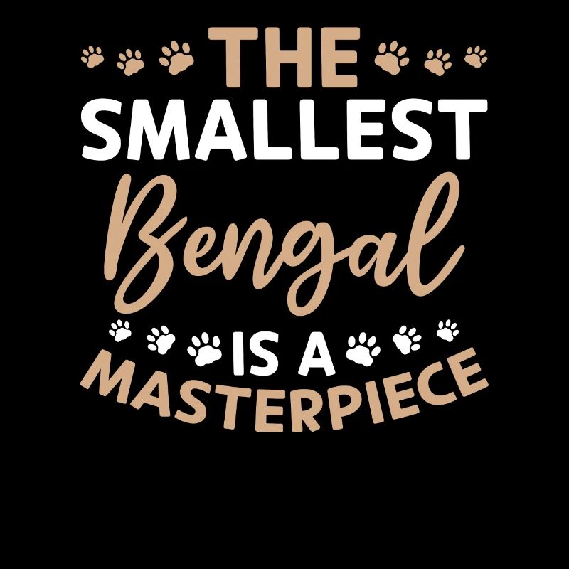 Lustiger Katzenrassen Spruch Bengal Masterpiece