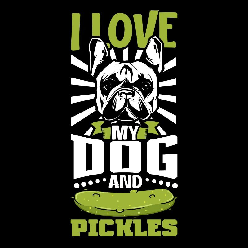 J’aime mon chien et mes cornichons - Concombres