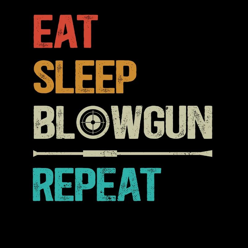 Blasrohr Blasrohrschießen - Eat Sleep Repeat