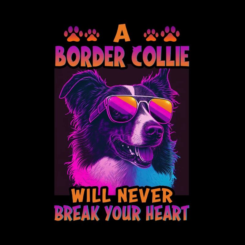 Hunde Spruch Border Collie Design