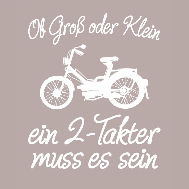Moped Ob Groß Oder Klein 2 Takter Muss Es Sein