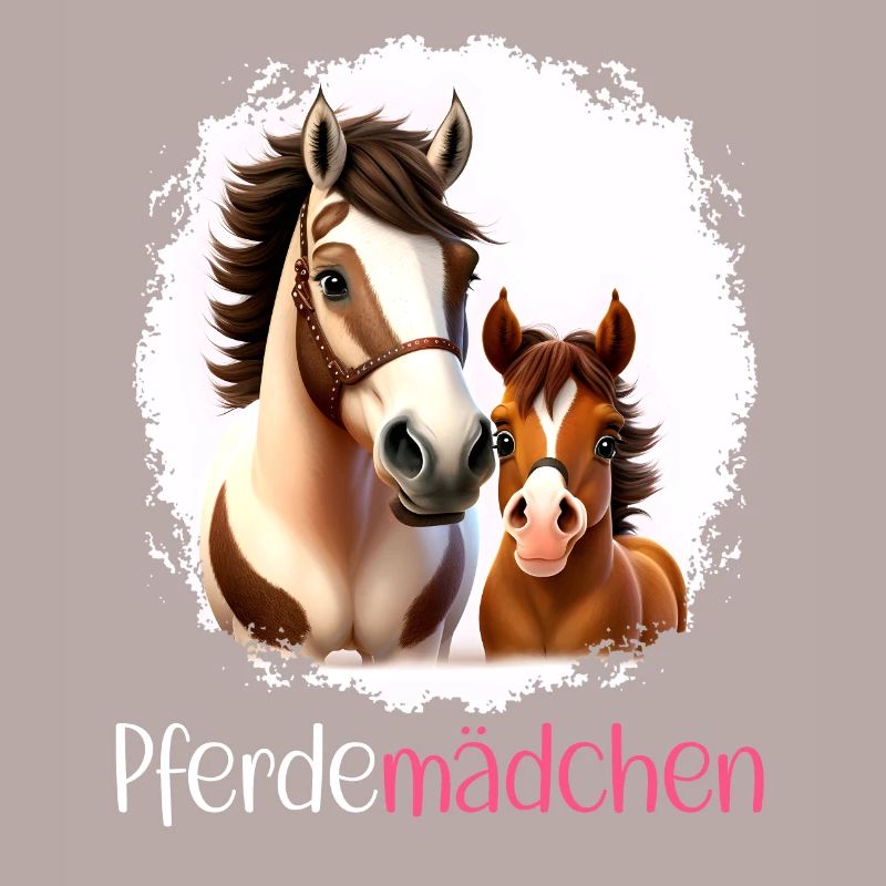 Pferdemädchen Pferdeshirt Pferd Mädchen Fohlen