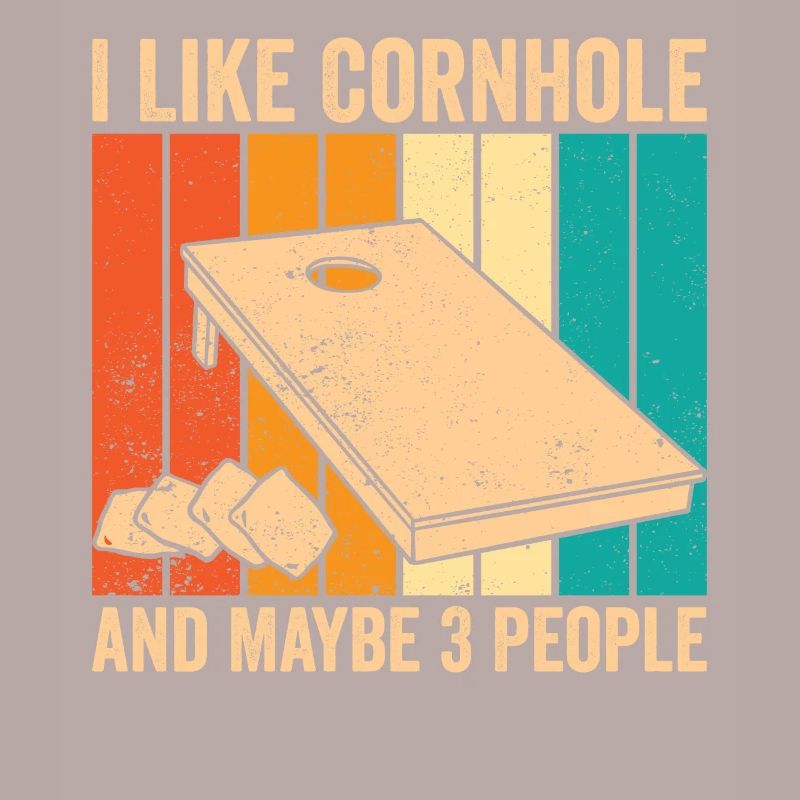 Lustiges Cornhole Retro
