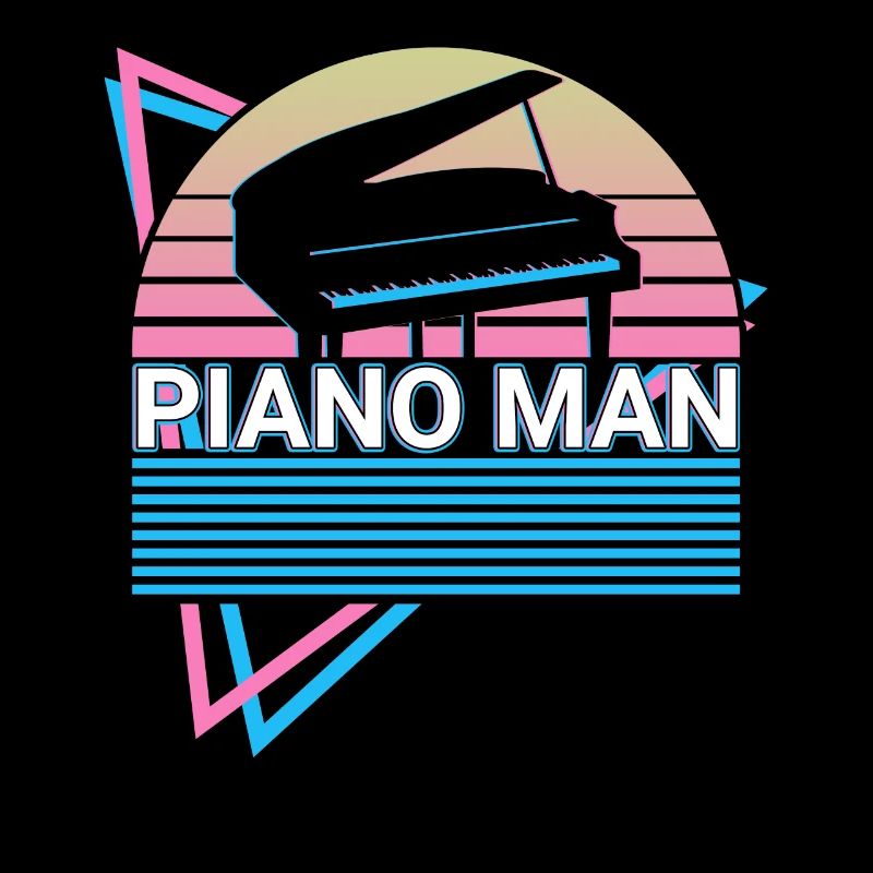 Piano Man Clavier Klavier Retro
