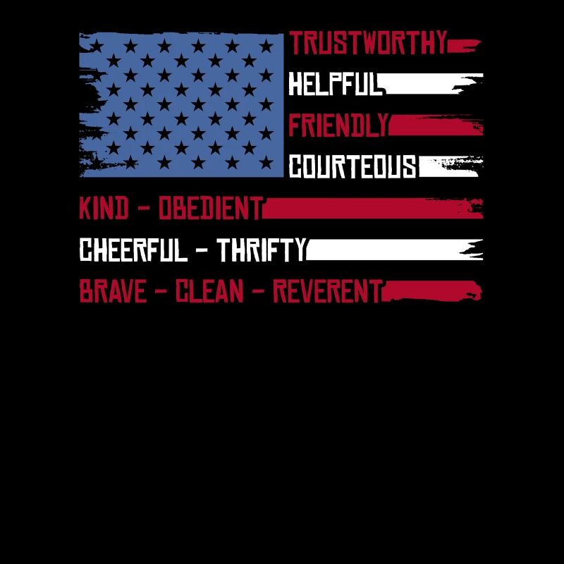 Pfadfinder US Flagge