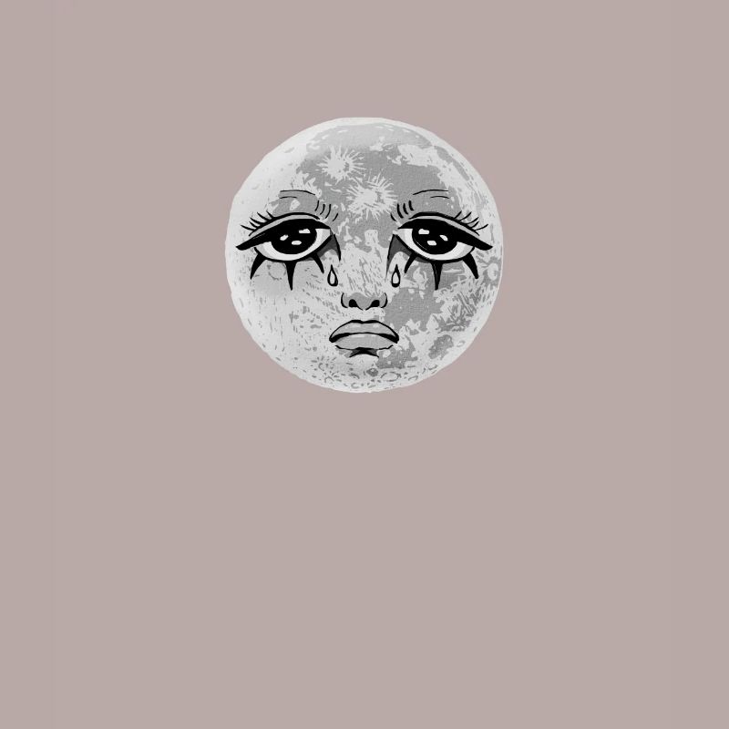 Whimsigoth Celestial Soft Grunge Sad White Moon