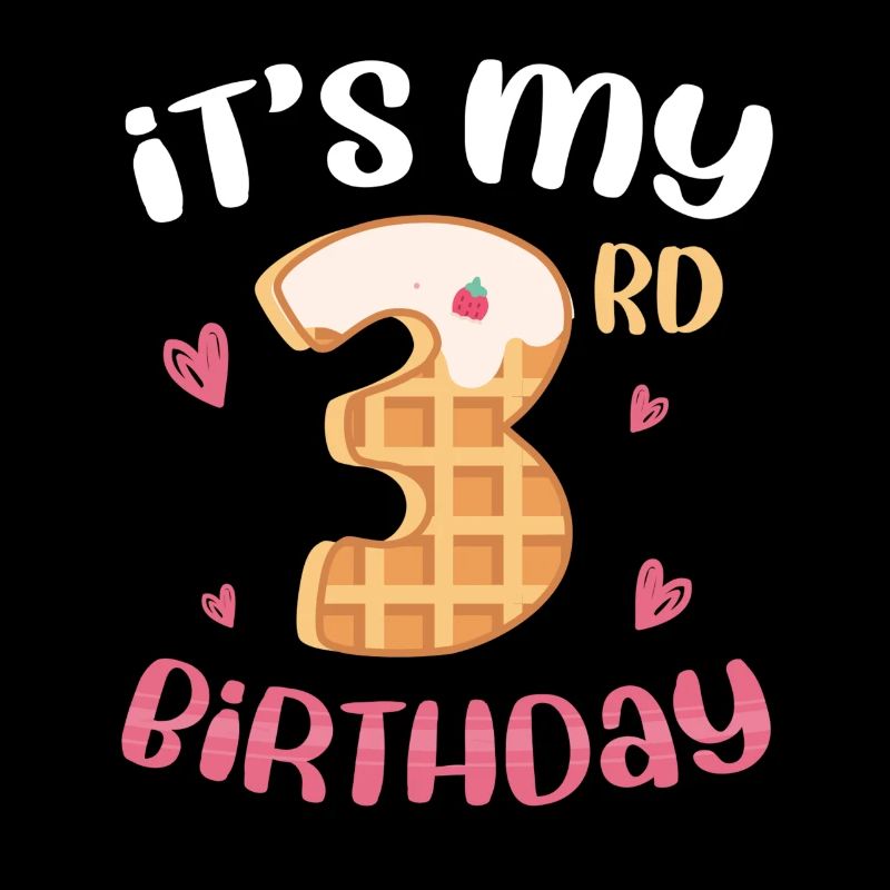 3. Geburtstag Waffel