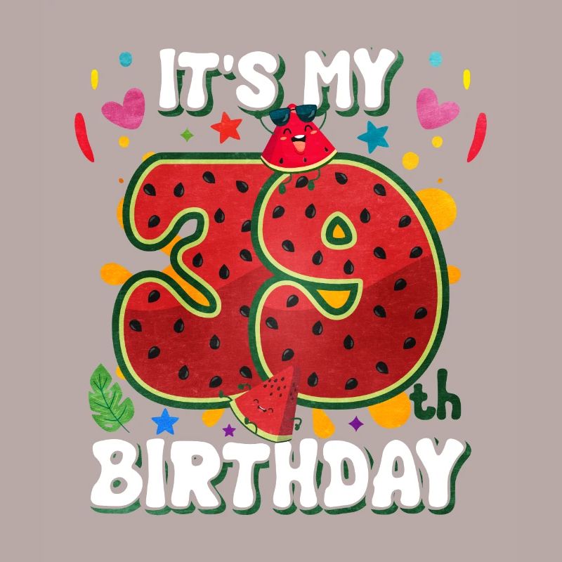 39e anniversaire Pastèque