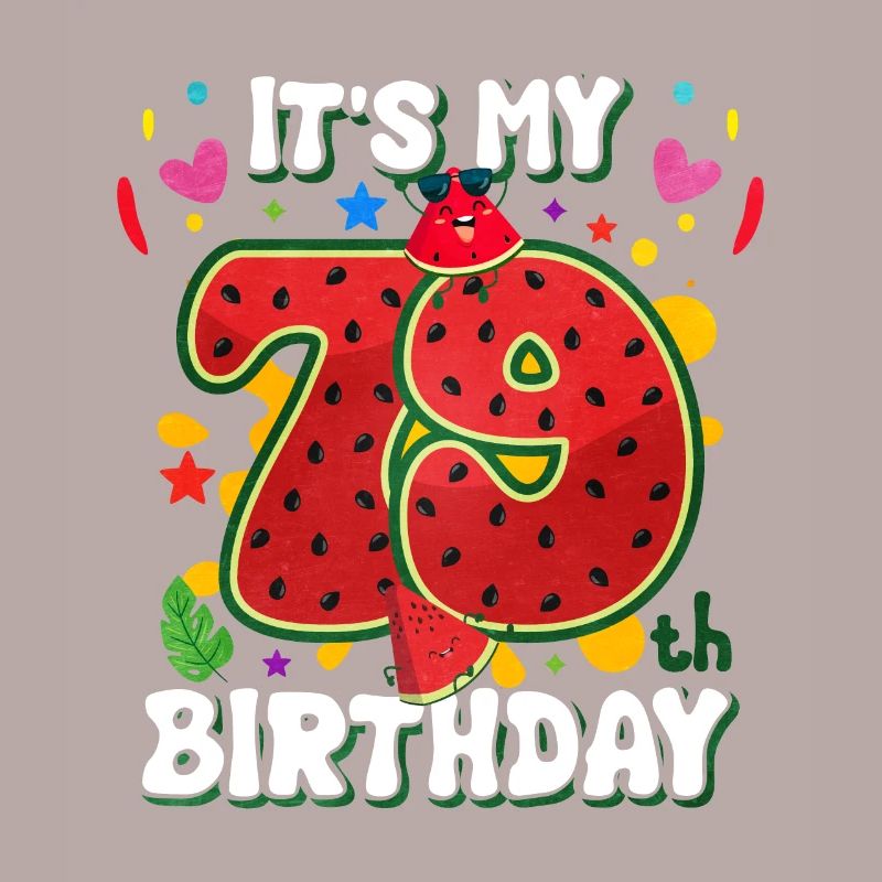 79e anniversaire pastèque